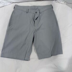 Slazenger Light Gray Men's Flat Front Golf Shorts